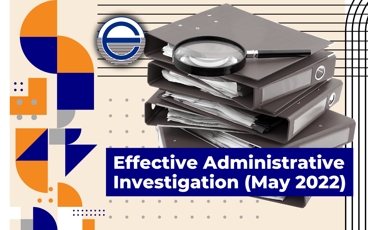 Course Image Effective Administrative Investigation (May 2022)