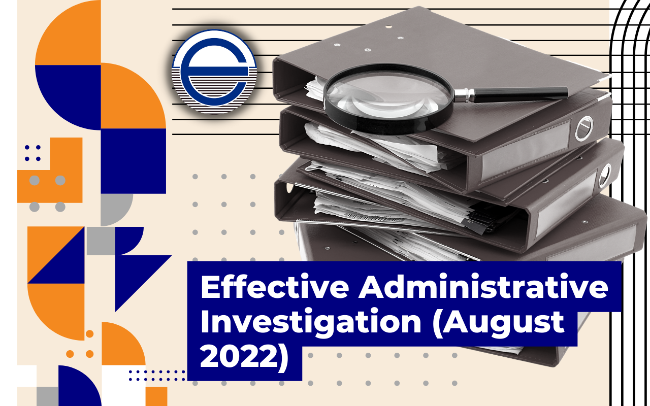 Course Image Effective Administrative Investigation (August 2022)