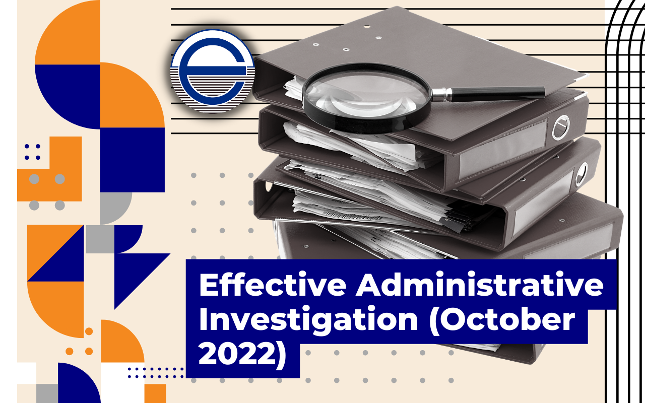 Course Image Effective Administrative Investigation (October 2022)