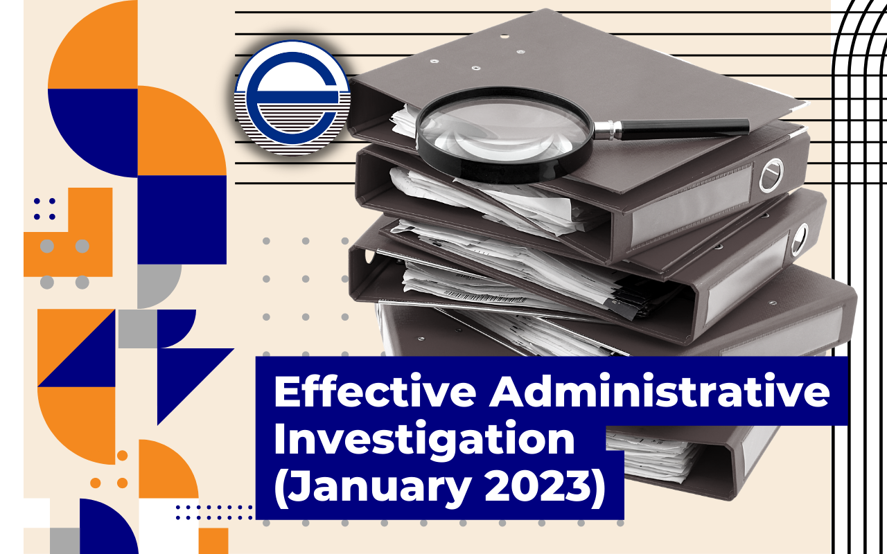 Course Image Effective Administrative Investigation (January 2023)
