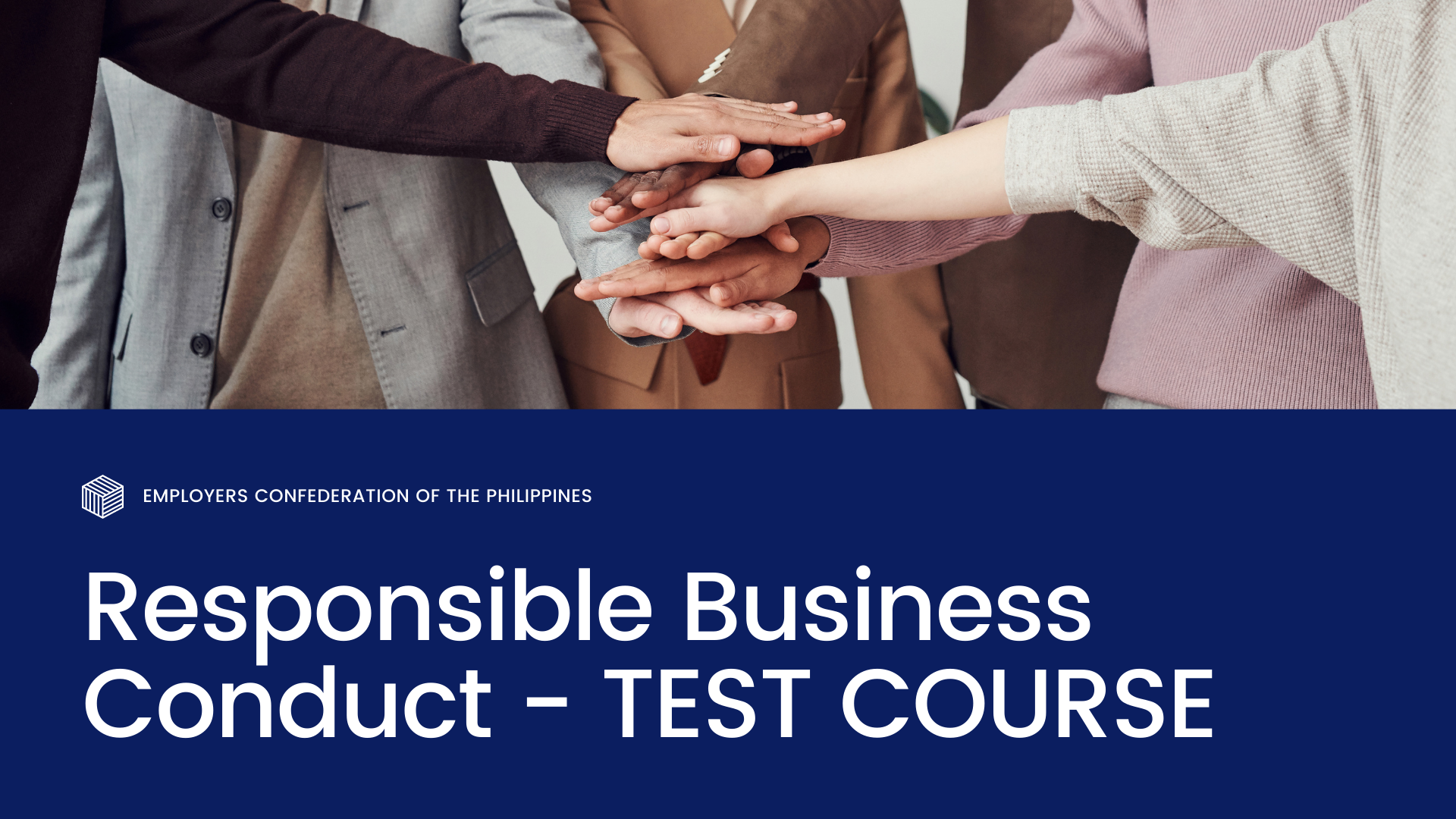 Course Image Responsible Business Conduct (ITCILO test course)
